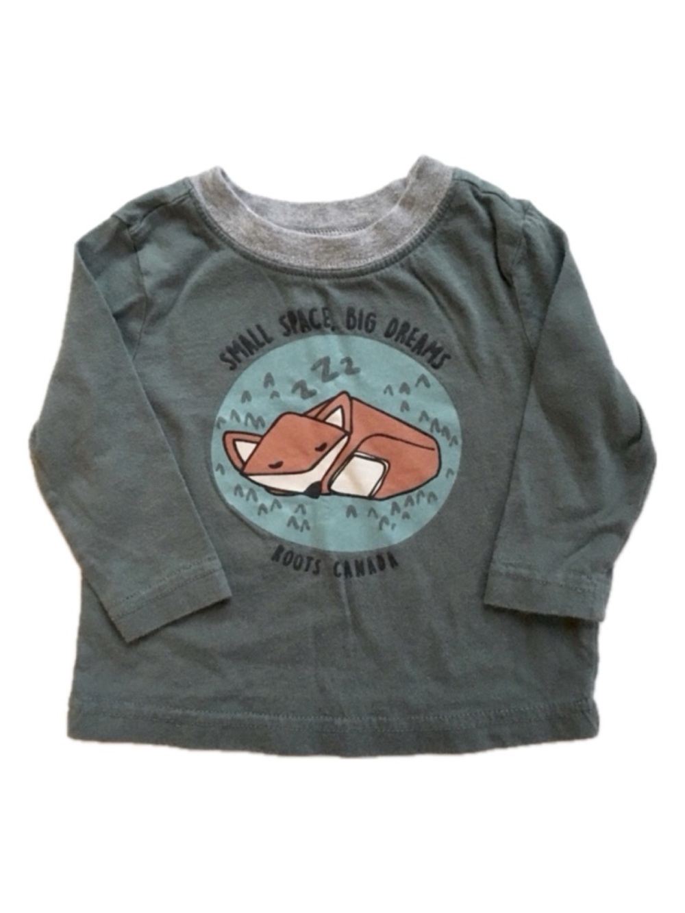 Baby Roots Long-Sleeve T-shirt | Red Fox | 3-6M